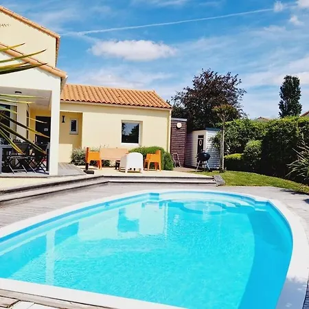 68, Piscine Chauffee A 2 Pas De L'ocean בית הארחה 4*